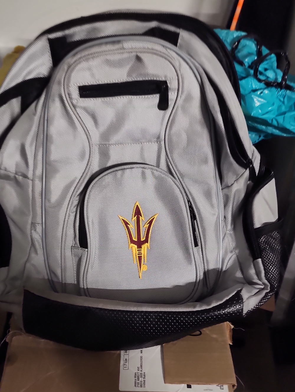 Gray Men’s Arizona State Laptop Backpack